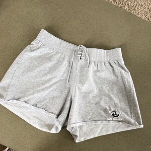 Hard Rock Cafe Light Gray Athletic Shorts